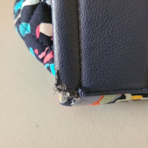 vera bradley butterfly flutter double handle travel laptop bag retired - Picture 10 of 10